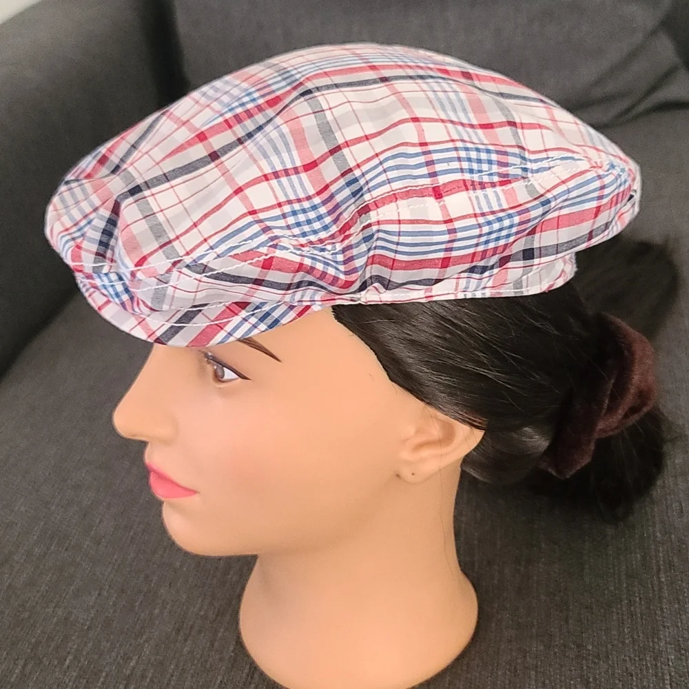 GYMBOREE VINTAGE Cabbie Gatsby Plaid Hipster Hat Baby Boy Infant 18-24 mo